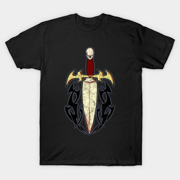 Skull and Dagger T-Shirt by jon